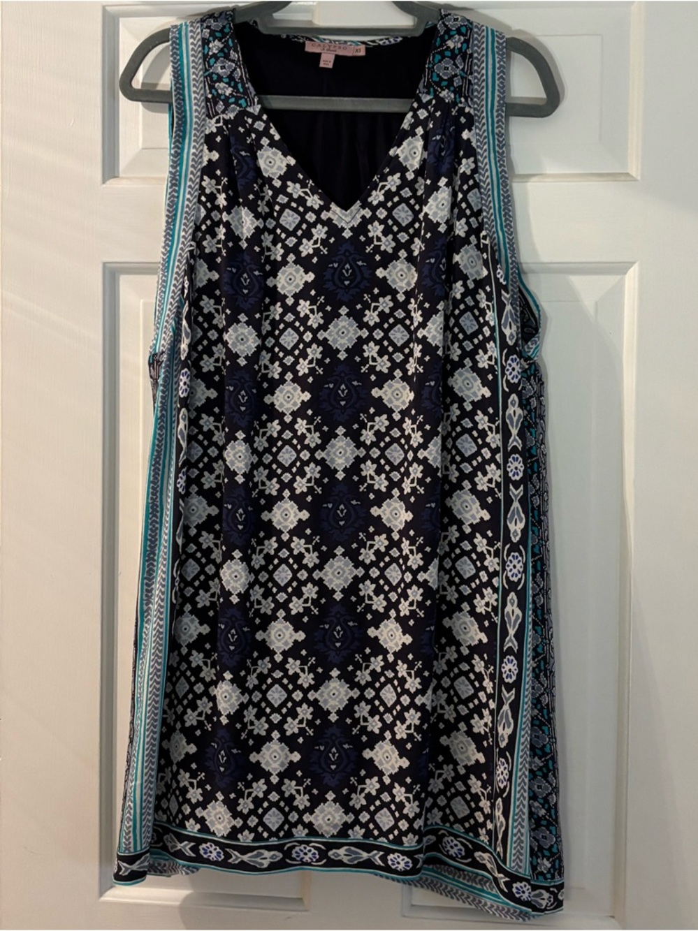 Calypso Saint Barth Blue & White Printed Dress